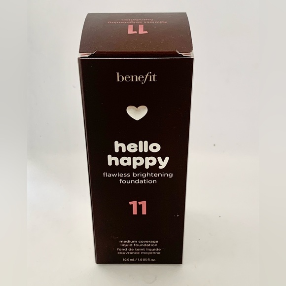 Benefit Hello Happy Flawless Brightening Foundation 30mL Shade 11 - Picture 7 of 9